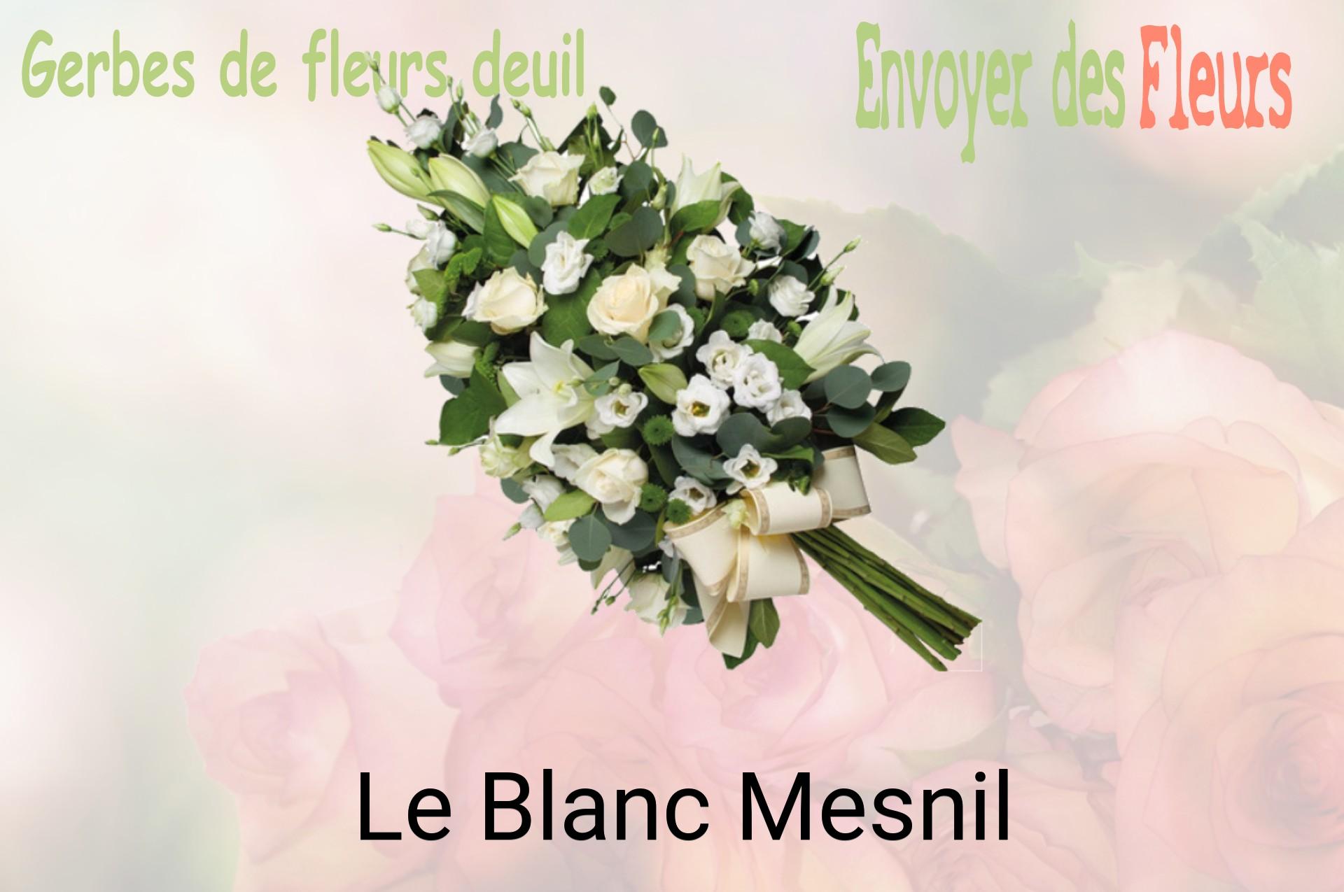 Gerbe de fleurs de deuil livrée à Le Blanc-Mesnil